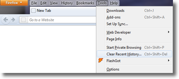 clearing the cache in mozilla firefox global network services ltd