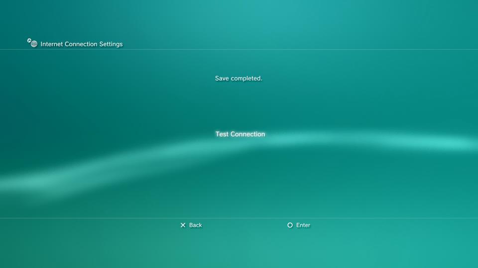 ps3 connection test