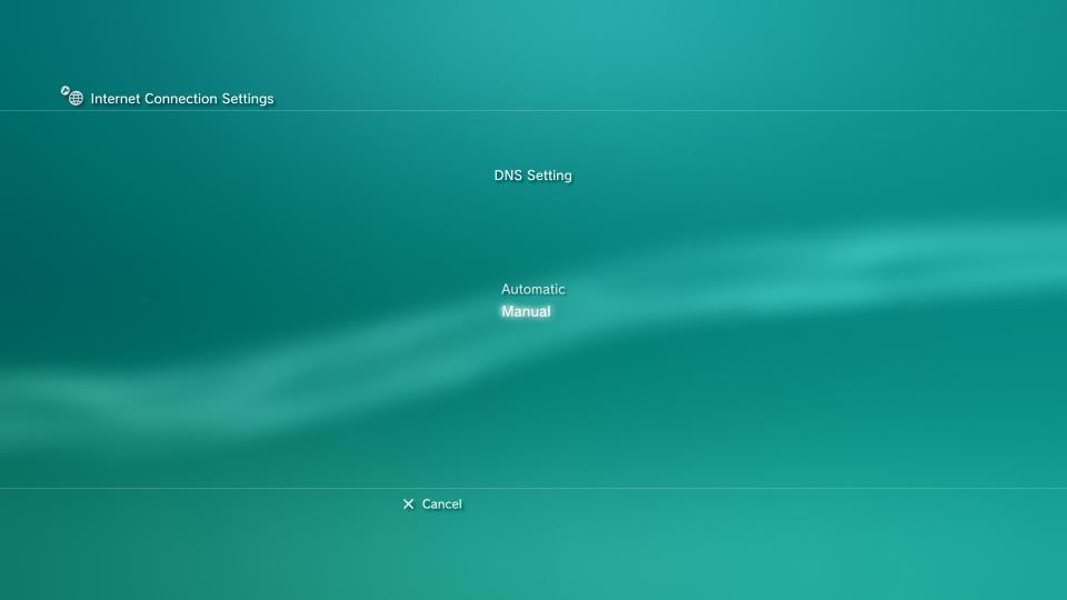 ps3 dns settings