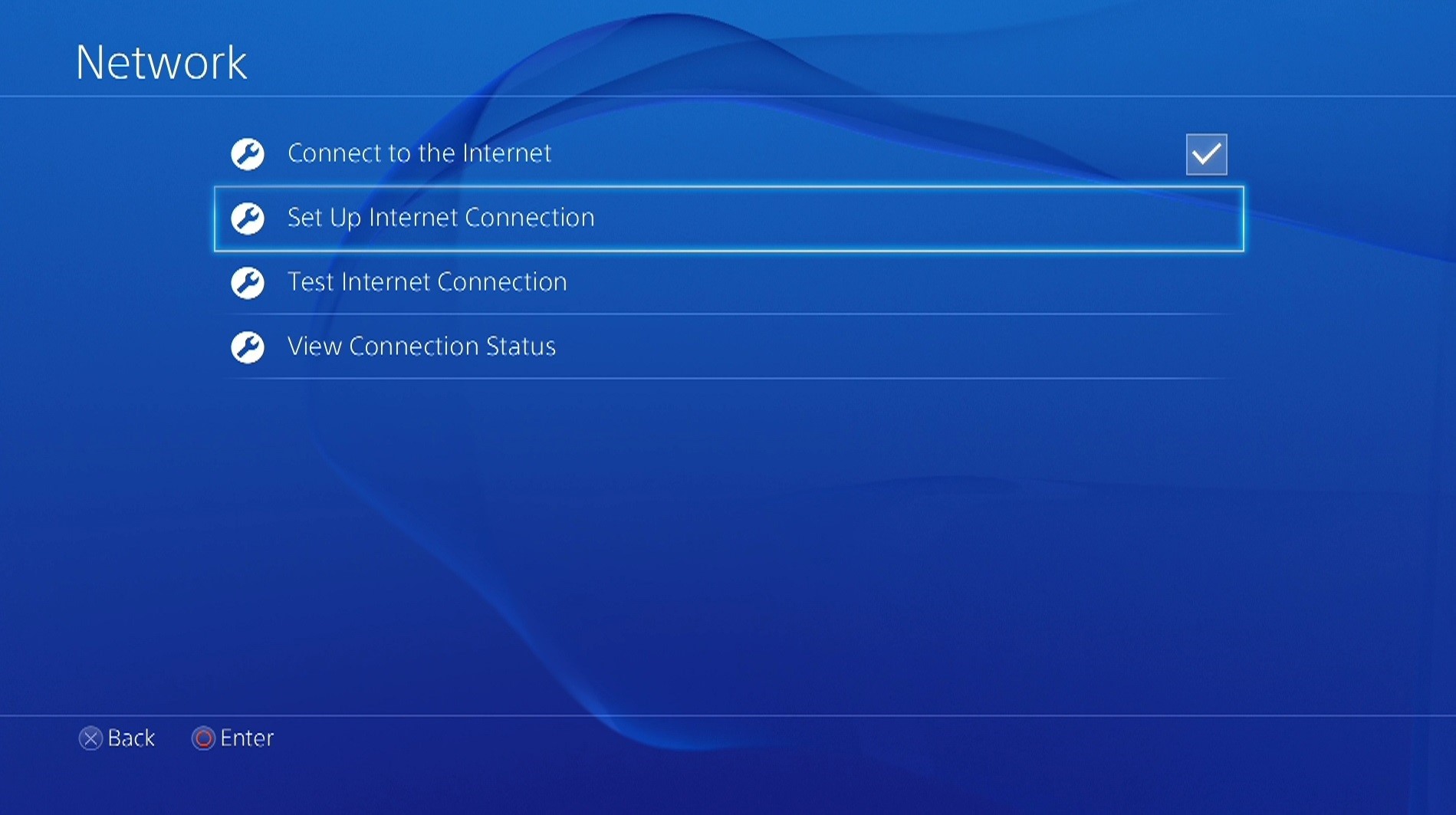 ps4 internet connection setup