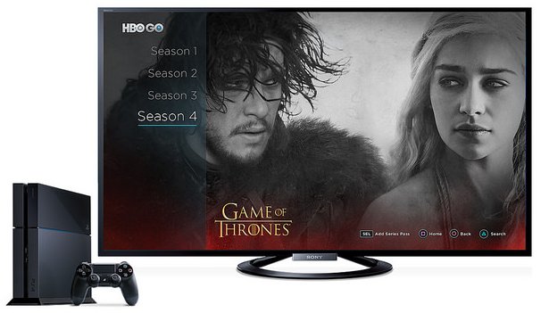 HBO GO on PS4 - Game of thrones