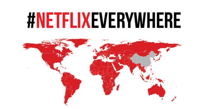 Netflix everywhere map