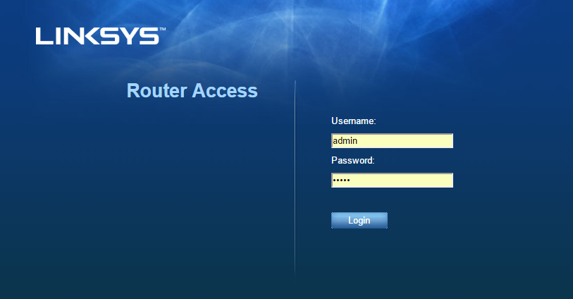 Linksys-Login